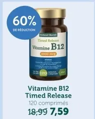 Offre: Vitamine B12 Timed Release