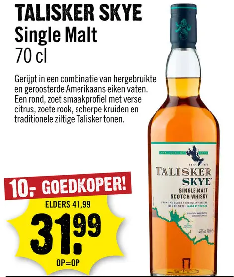 Aanbieding: Talisker Skye Single Malt