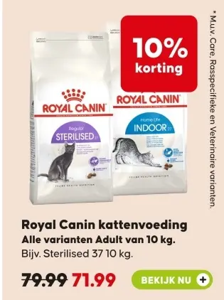 Aanbieding: Royal Canin kattenvoeding