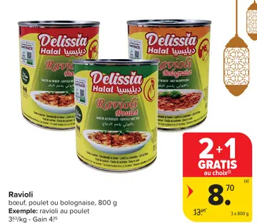Offre: Ravioli