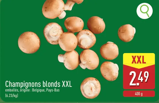 Offre: Champignons blonds XXL
