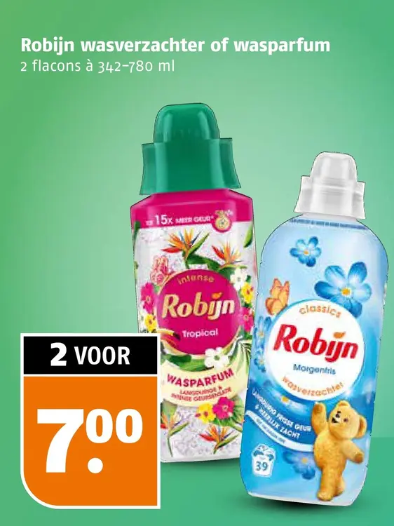 Aanbieding: Wasverzachter of wasparfum