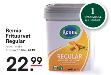 Aanbieding: Remia Frituurvet Regular