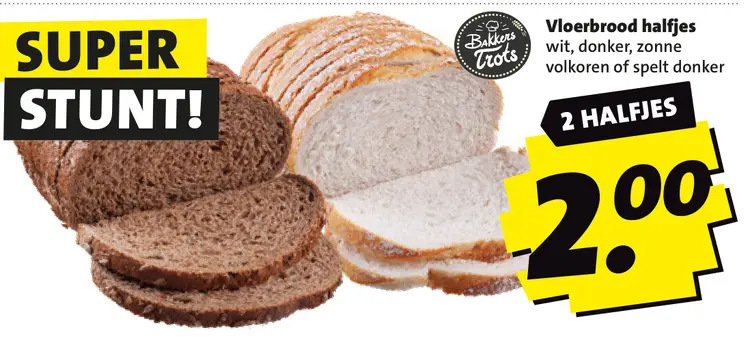 Aanbieding: Vloerbrood halfjes