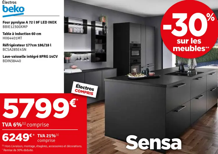 Offre: Cuisine complète Sensa