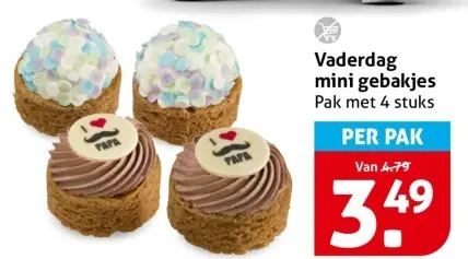 Vaderdag mini gebakjes