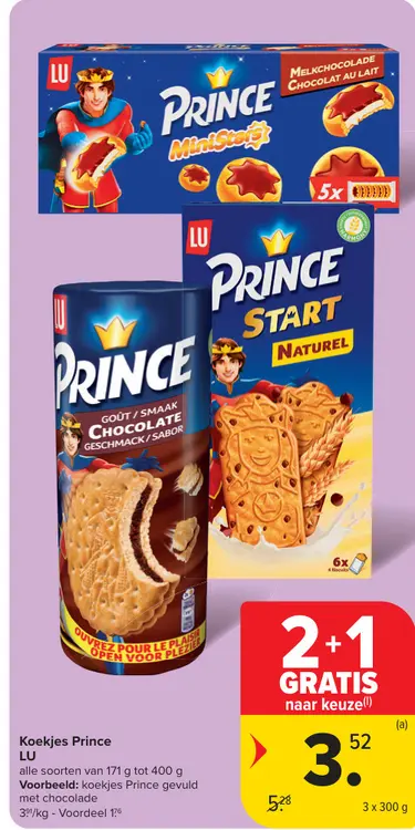 Promotie: Koekjes Prince