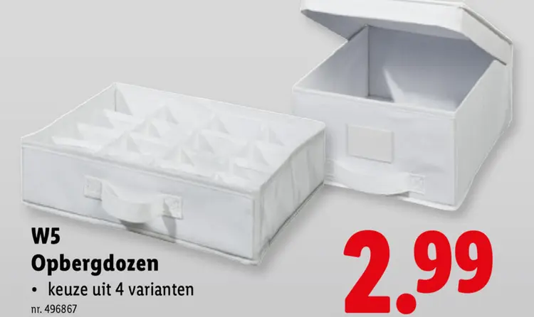 Promotie: Opbergdozen