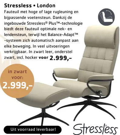 Promotie: Stressless London