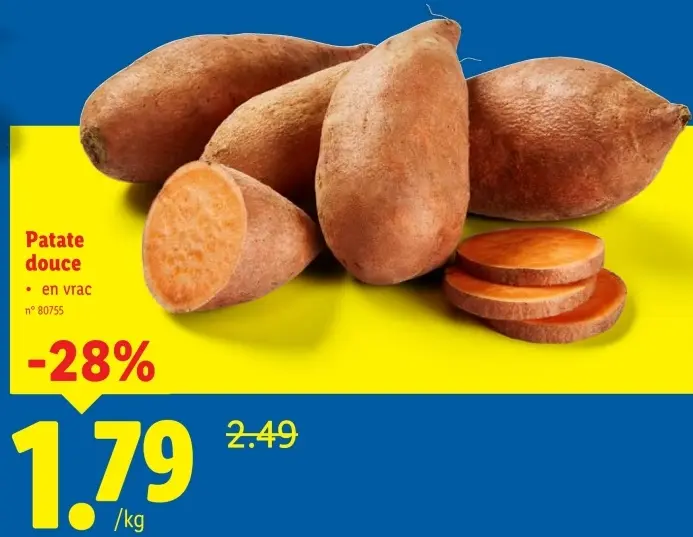 Offre: Patate douce