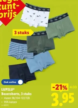 Promotie: Boxershorts