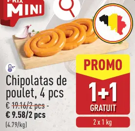 Offre: Chipolatas de poulet