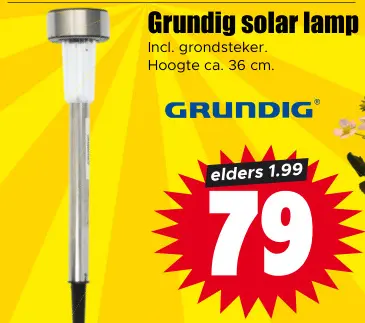 Aanbieding: Solar lamp