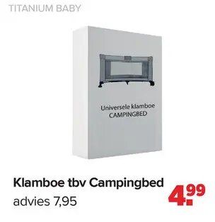 Aanbieding: Klamboe tbv Campingbed