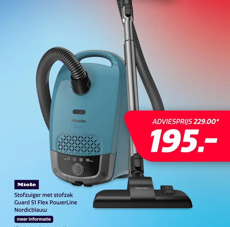 Aanbieding: Miele Guard S1 Flex PowerLine Nordicblauw