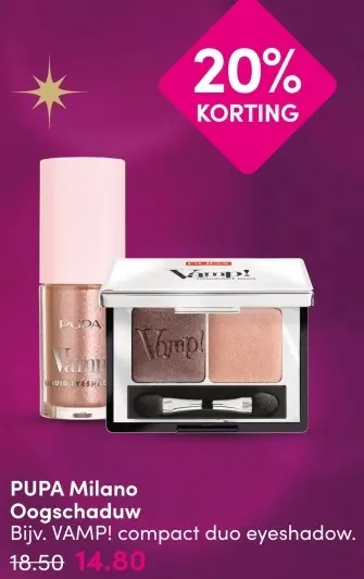 Aanbieding: PUPA Milano Oogschaduw