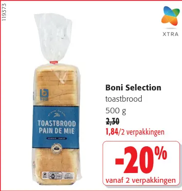Promotie: Toastbrood