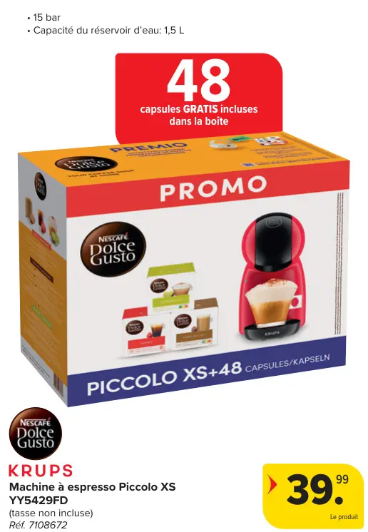Offre: Machine à espresso Piccolo XS