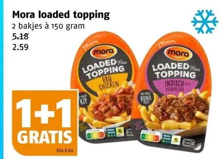 Aanbieding: Mora loaded topping