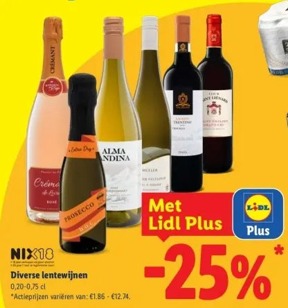 Aanbieding: Diverse lentewijnen