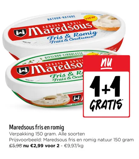 Aanbieding: Fris en romig