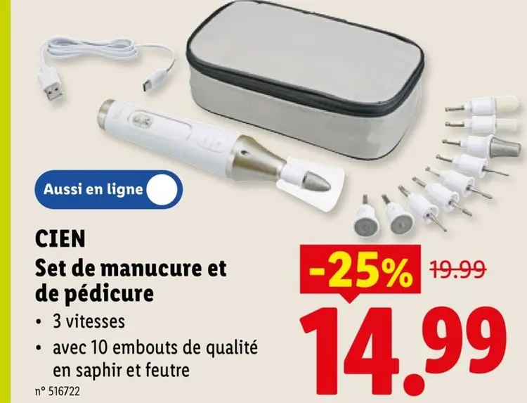 Offre: Set de manucure et de pédicure