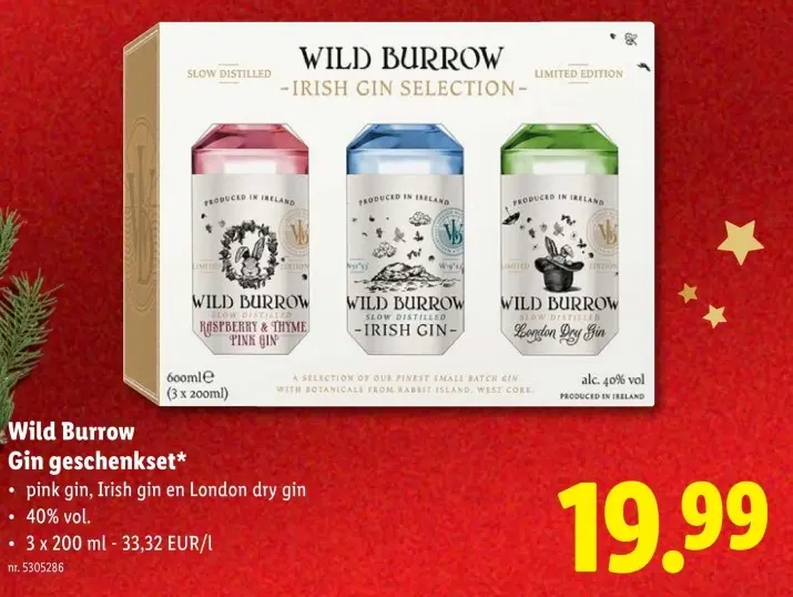 Aanbieding: Wild Burrow Gin geschenkset