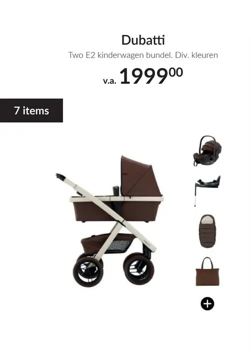 Aanbieding: Two E2 kinderwagen bundel