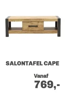 Aanbieding: Salontafel cape