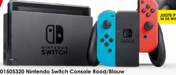 Aanbieding: Nintendo Switch Console Rood/Blauw