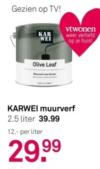 Aanbieding: KARWEI muurverf