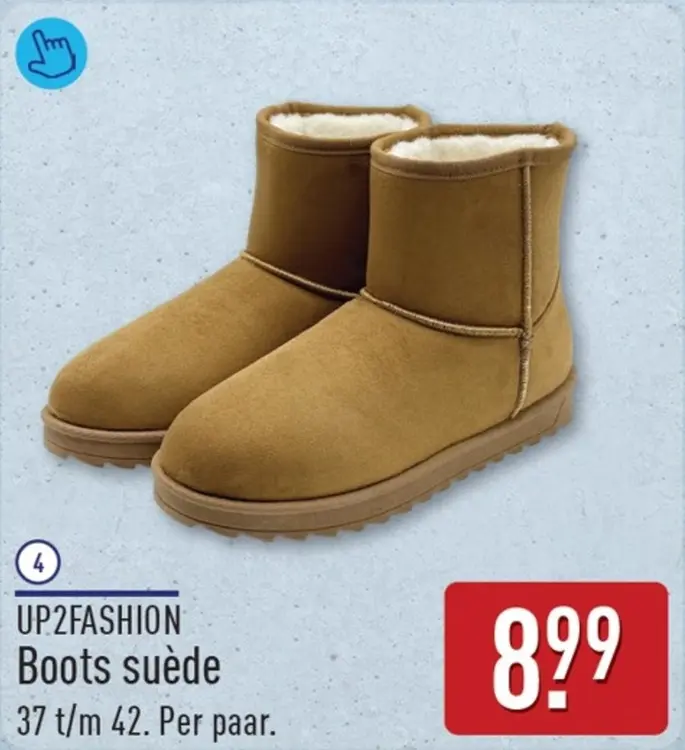 Aanbieding: Boots suède