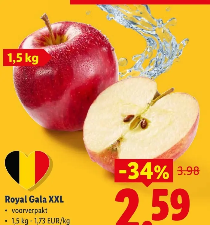 Promotie: Royal Gala XXL