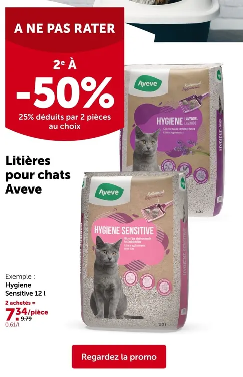 Offre: Litières pour chats