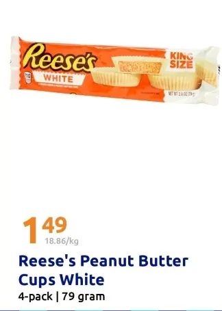 Aanbieding: Reese's Peanut Butter Cups White