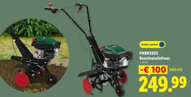 Promotie: Benzinetuinfrees