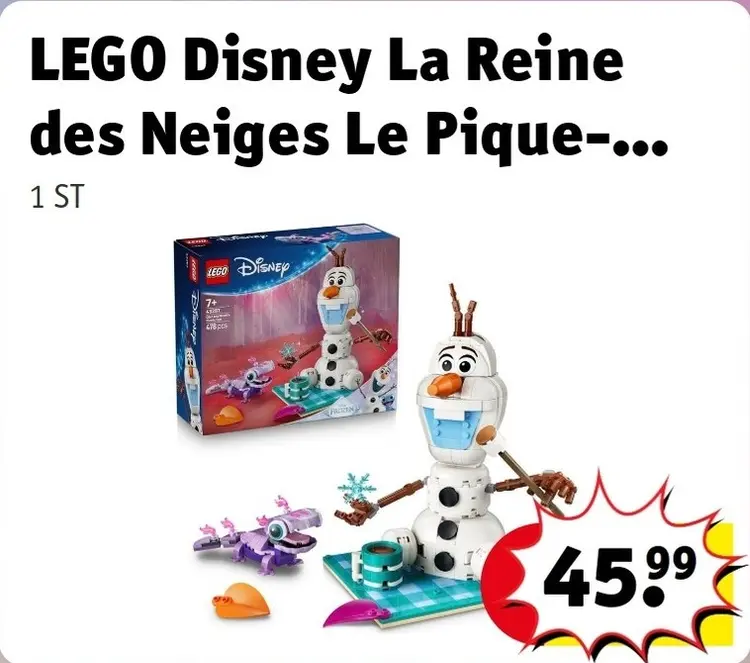 Offre: LEGO Disney La Reine des Neiges Le Pique-niqu