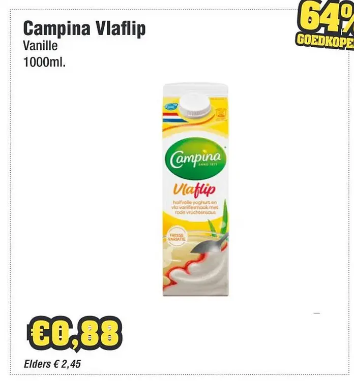 Aanbieding: Vlaflip Vanille
