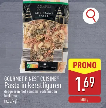 Promotie: Pasta in kerstfiguren