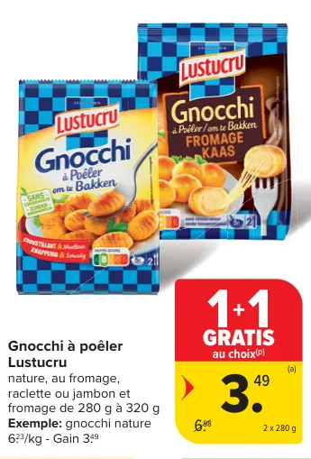 Offre: Gnocchi à poêler