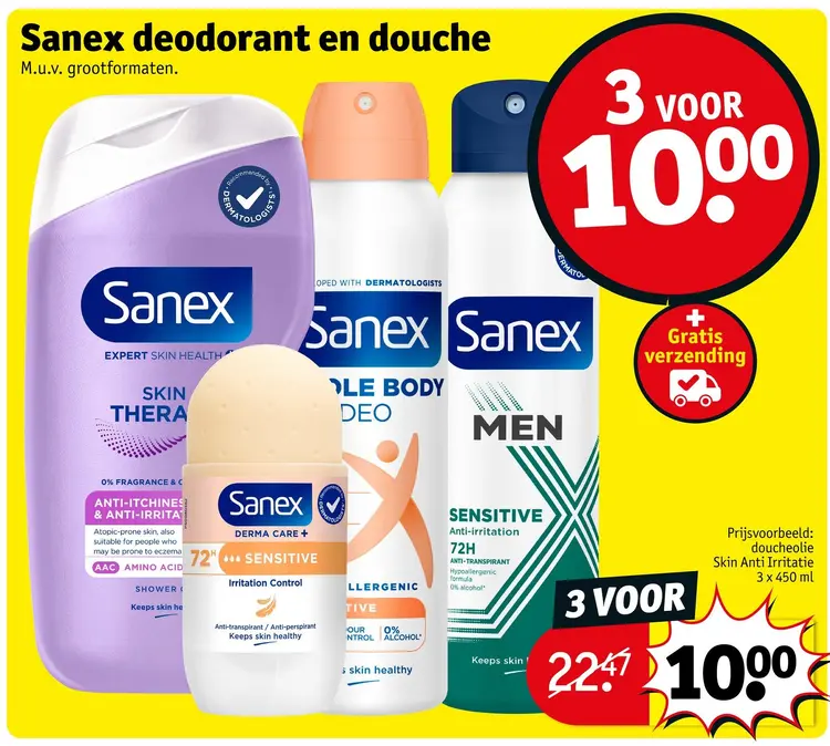 Aanbieding: Deodorant en douche
