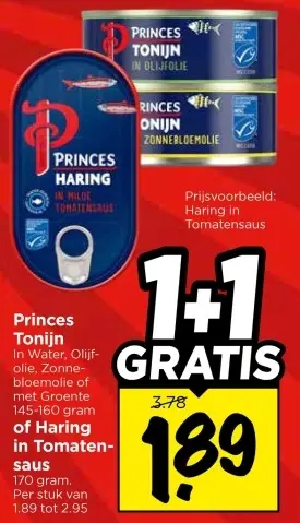 Aanbieding: Tonijn of Haring in Tomatensaus