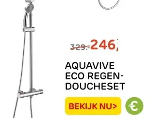 Aanbieding: AQUAVIVE ECO REGEN-DOUCHESET
