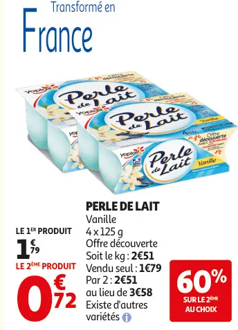 Promotie: Perle de lait