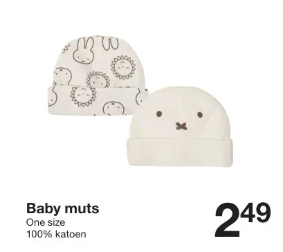 Promotie: Baby muts