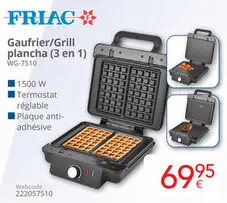 Offre: Gaufrier/Grill plancha (3 en 1)