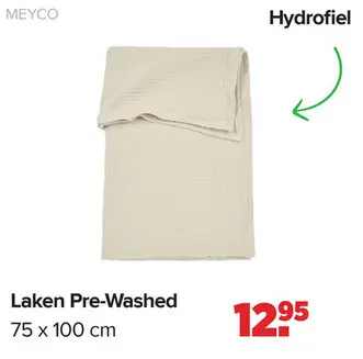 Promotie: Laken Pre-Washed