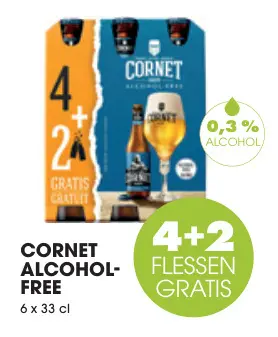 Promotie: Cornet alcohol-free