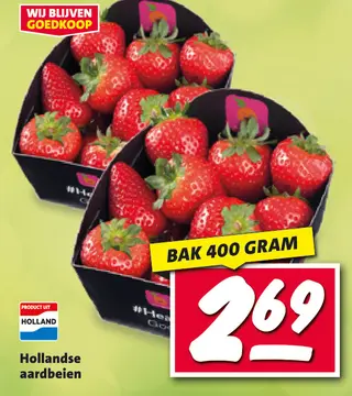 Aanbieding: Hollandse aardbeien