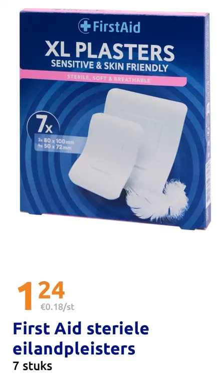 Aanbieding: First Aid steriele eilandpleisters